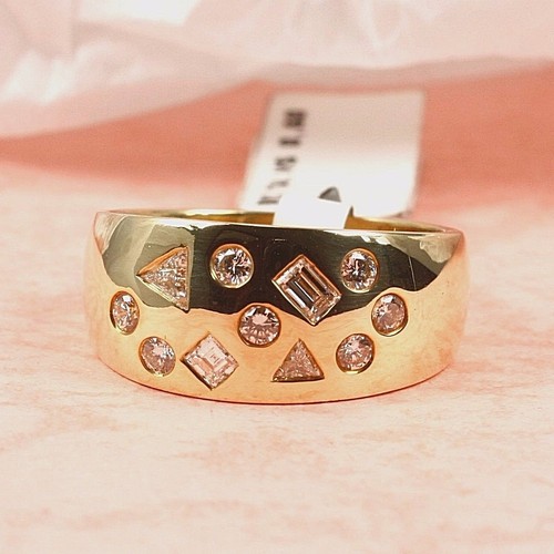 Ring 585 gold - ring,