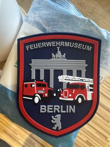 Berliner feuerwehrmuseum patch - feuerwehrmuseum,