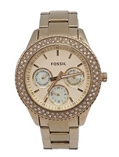 FOSSIL Analoguhr Damen Uhr goldfarben Casual-Look