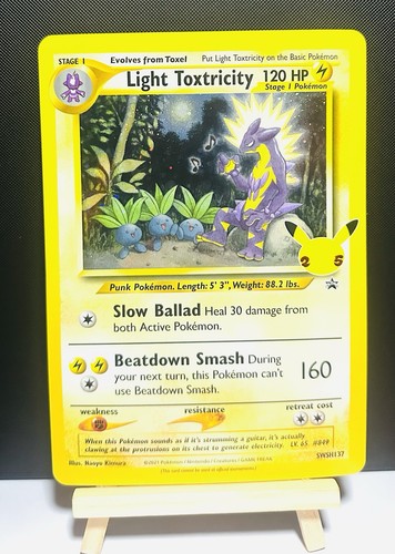 Pokemon karte light toxtricity - karte,