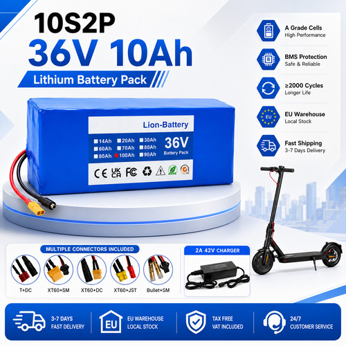 36v 10ah 360wh - 36v, e-scooter