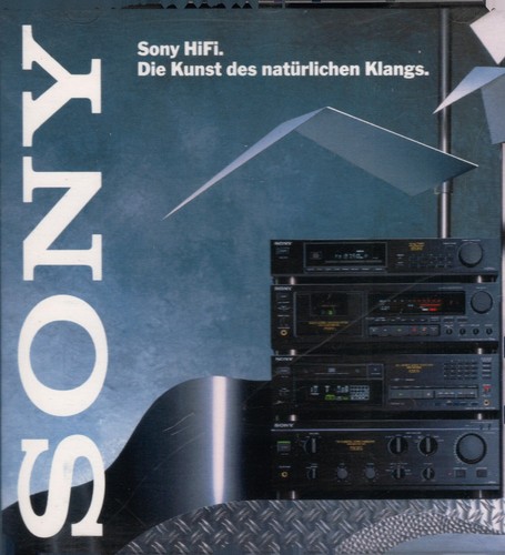 Sony hifi die kunst des - -,