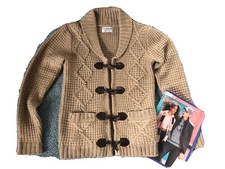 Pull&BEAR - Strickjanker - berber -Gr. S