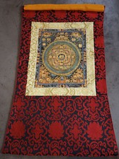 Tibet. Thangka Malerei Buddha