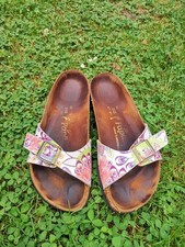 Papillio by Birkenstock  Floral Womens  Multicolor Pastel Sandale 38  Leder