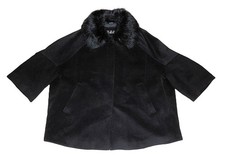 Damen Winter Jacke Gr.48, schwarz, mit Wolle, Isabell Schmitt