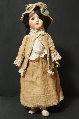 Alte antike porzellankopfpuppe - alte,