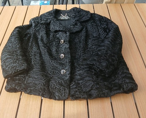 Swakara karakul lammfell jacke - swakara,