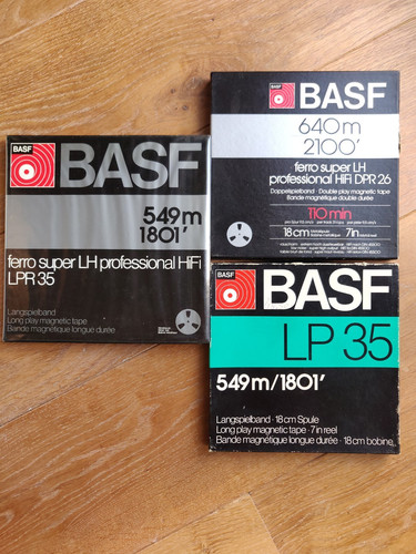 Basf metal reels - reels, w/
