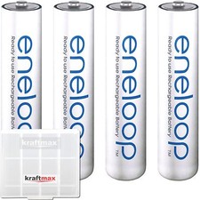 4 Panasonic eneloop Micro AAA