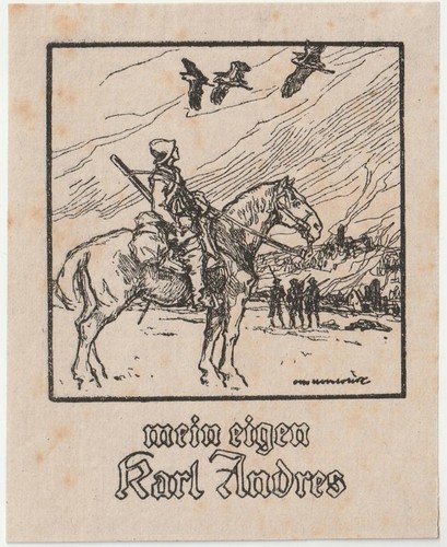 Otto ubbelohde exlibris - ubbelohde:, für