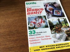 Burda Special Die schönsten Blumenmuster sticken