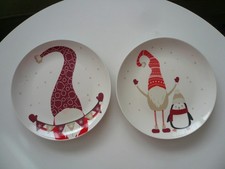 Weihnachten Advent 2 Teller Weihnachtsteller Dessertteller Wichtelmotiv