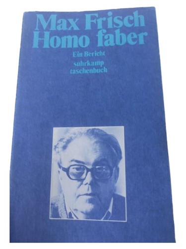 Max frisch homo faber roman - max,