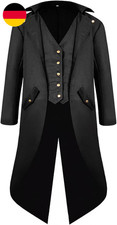 Herren Steampunk Jacke Frack