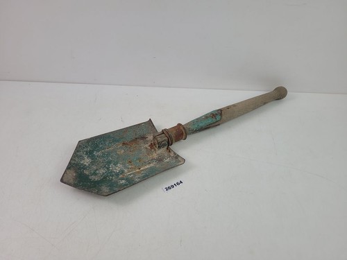 Klappspaten metall holzgriff - metall,