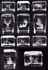 Auswahl Kristallglas Figur