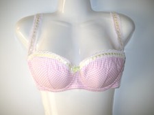 Schalen BH kariert mit Bügel von FIFI Chachnil Gr. 75 B  NEUWARE