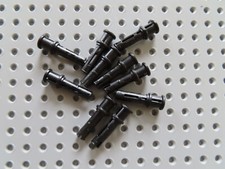 Lego 10 x Technic Verbinder Pin lang Stopper 32054 3L schwarz