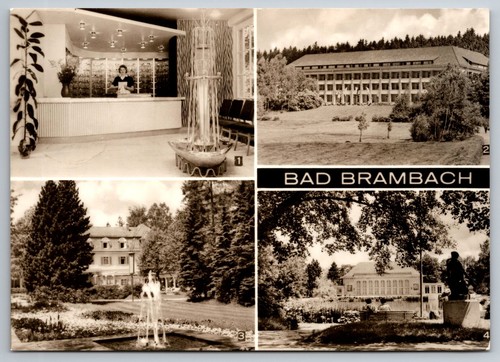 Bad brambach mehrbildkarte - ak,