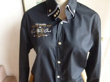 - NEU - Camp David Black - Elegantes Herren Hemd mit Motiven - breiter Kragen