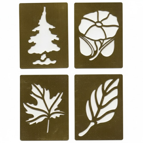 Praegeschablonen embossing set - praegeschablonen,