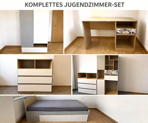 Myday jugendzimmer set tlg - jugendzimmer-set, 5-tlg