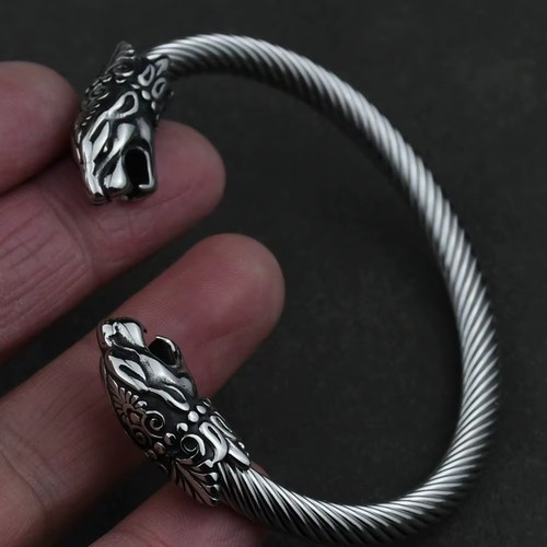 Wikinger odin wolf - odin, armreif