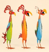 Riesen Vogel Metallfigur 53cm