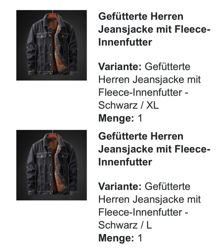 Jeansjacke gefüttert herren - jeansjacke,