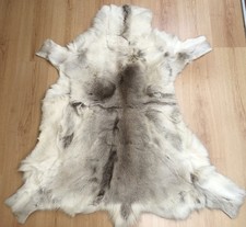 XXL Lappland Rentier Echtfell Teppich PREMIUM Rentierfell NEU