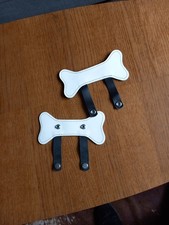 puppy play gay Accessoires Knochen Bone Harness Weiß Leder Druckknopf Leather 