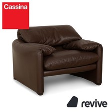 Cassina Maralunga Leder Sessel