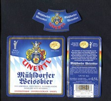 Bieretiketten Unertl Mühldorf Inn