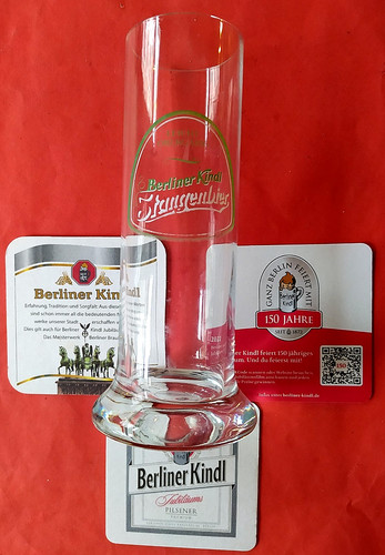 Berliner kindl bierglas - berliner,