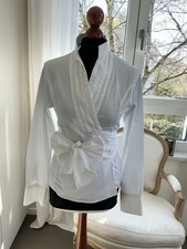 Umani Bluse/Wickelbluse Weiß