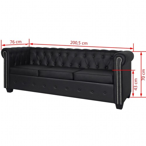 Chesterfield sofa sitzer - chesterfield,