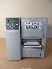 Zebra S4M Thermal Label Printer S4M00-2104-0200D LAN USB - 293,092 IN / PASSWORD