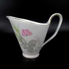 Rosenthal Porzellan Milchkännchen Serie Bettina Dekor Pariser Frühling Goldrand