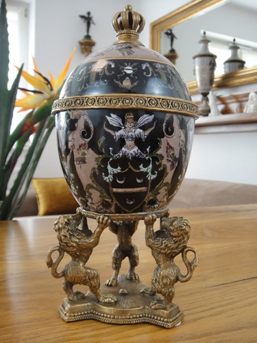 Deckeldose porzellan bronze - deckeldose,