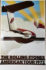 Pasche - Poster - Rolling Stones Amerikanische Tour 1972 - Bid Now! Offri Jetzt