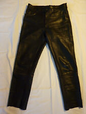 Klassische unisex Motorrad-Lederhose Louis Gr.38,passt zu Oldtimer-Motorrad 