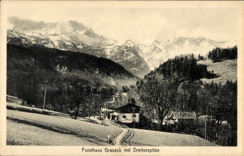 Garmisch partenkirchen in - ak,