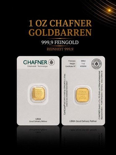 Goldbarren unze gold - unze/oz,
