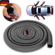 5m Autotürdichtung D-Typ Gummidichtung Selbstklebend Dichtband Kfz Kantenschutz