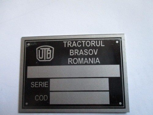 Typenschild traktor schild - typenschild,