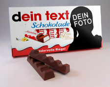 Dein Bild auf der Kinderschokolade mit eigenem Text & Foto | 💥 3 Aufkleber 💥