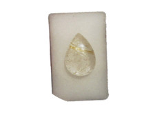 Rutilquarz Engelshaar Golden Rutile Cabochon 25x18 mm 25 ct. Nr. U29327