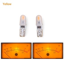2PCS|NEW Yellow VU Meter Bulbs