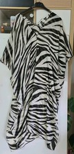 H&M Strandkleid / Tunika, Gr. S/M, Maße beachten, recht groß, schwarz/ beige